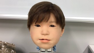 robot resembling a child's head