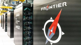 Frontier supercomputer at Oak Ridge National Laboratory