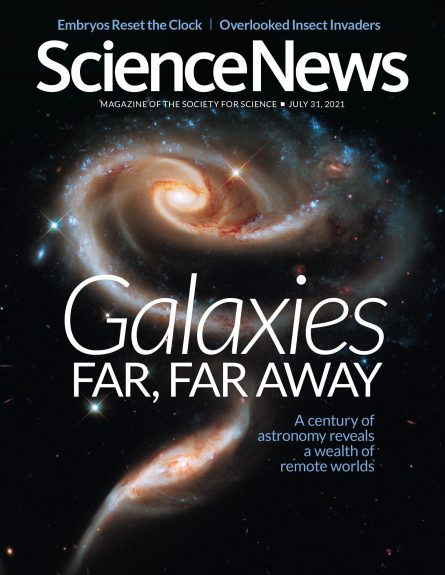 cover of the July 31, 2021 issue of Science News