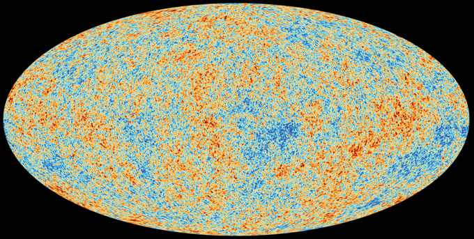 cosmic microwave background based on data from the Planck satellite